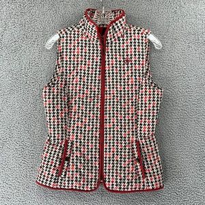 Ariat‎ Puffer Vest Womens Small Petite Geometrical Pattern Winter Snow Wear